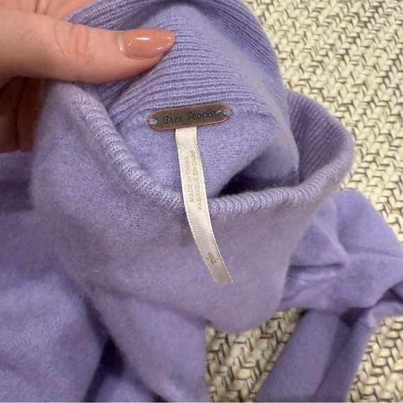 Free People Purple Pure Cashmere Ottoman Tunic - Picture 8 of 14